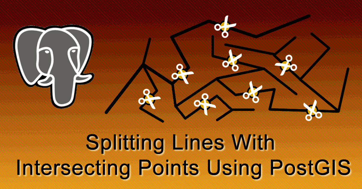 Splitting Lines With Intersecting Points Using PostGIS