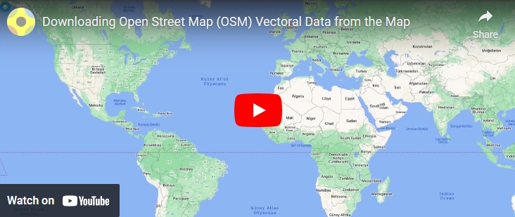 Downloading Open Street Map (OSM) Vectoral Data from the Map