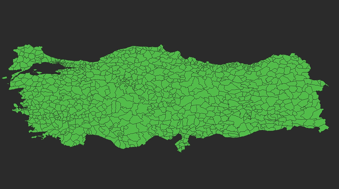 Türkiye Haritası İl İlçe Mahalle Verisi