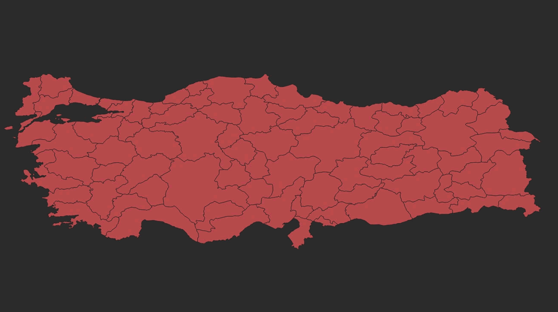 Türkiye - İller Polygon Datası