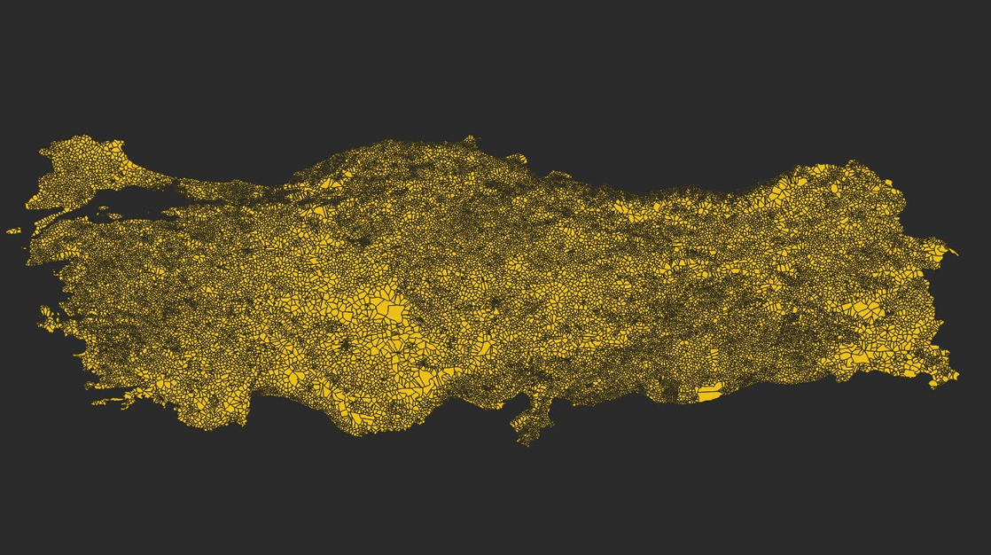 Türkiye - Mahalleler Polygon Datası