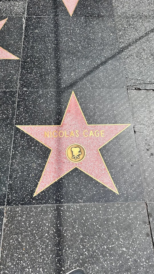 Walk of Fame - Nicolas Cage