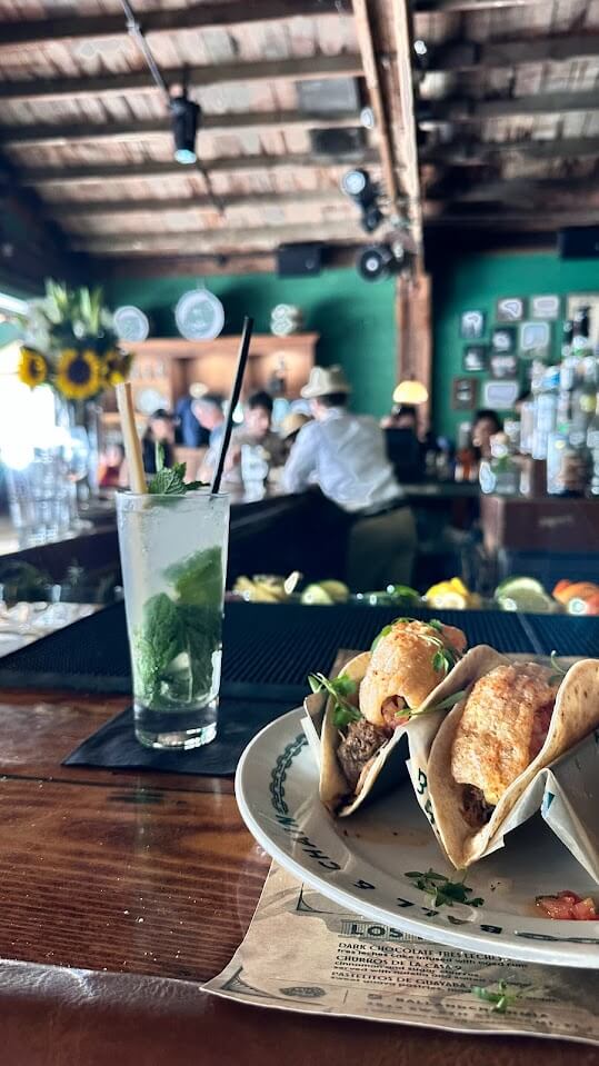 Tacos and Mojito