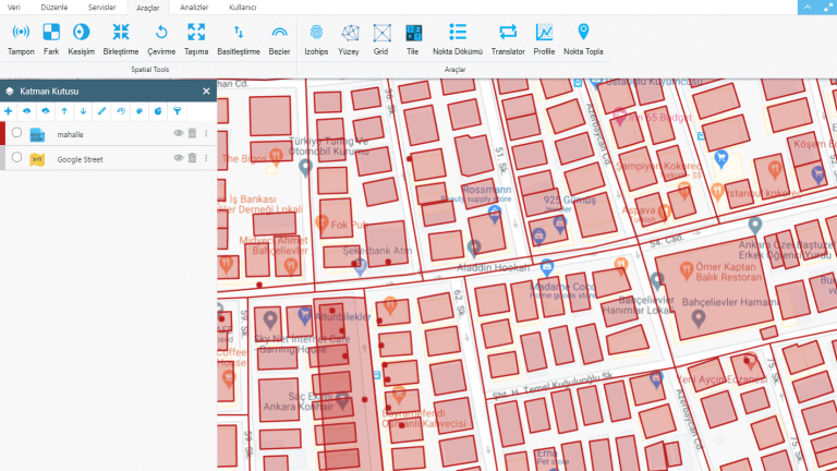 GISLayer Online Web GIS Editor Tool Desktop