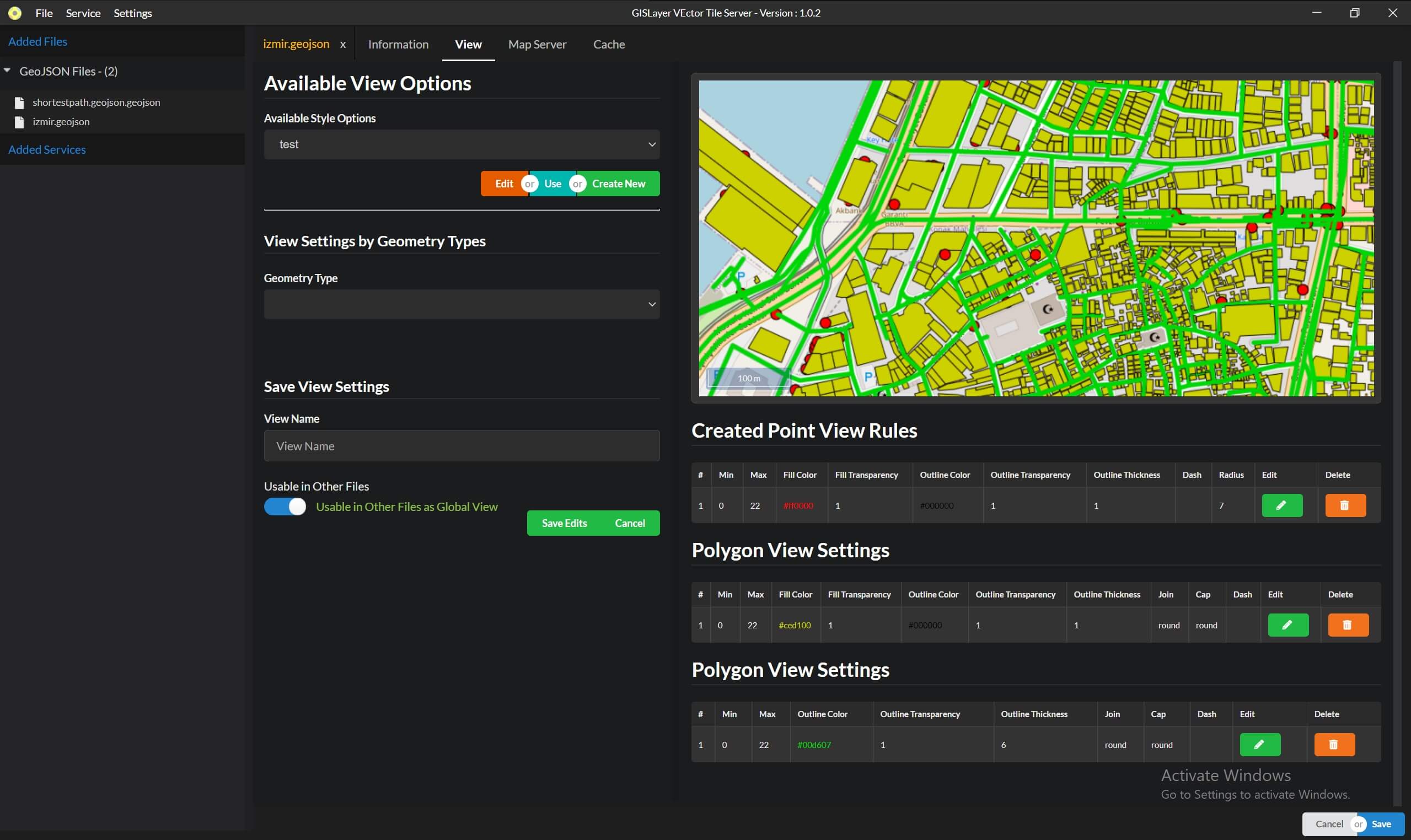 Appearance Settings and Styling