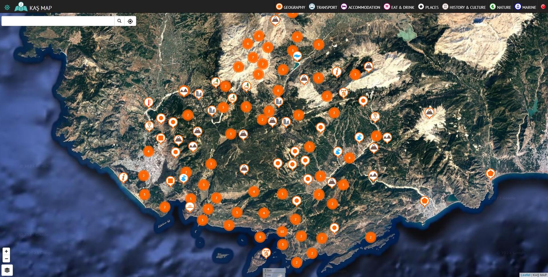 Interaktif Map Tourist Guide