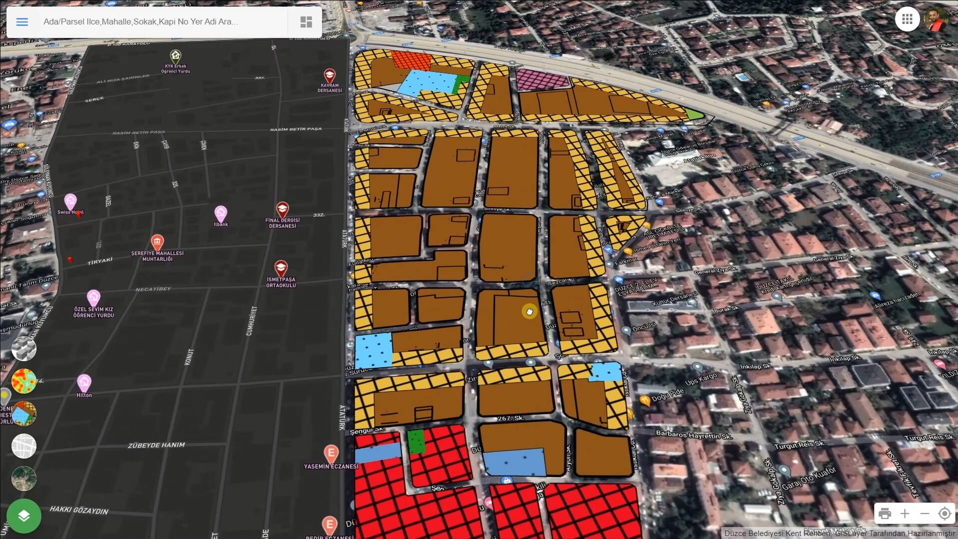 City Planing and Fill Pattern