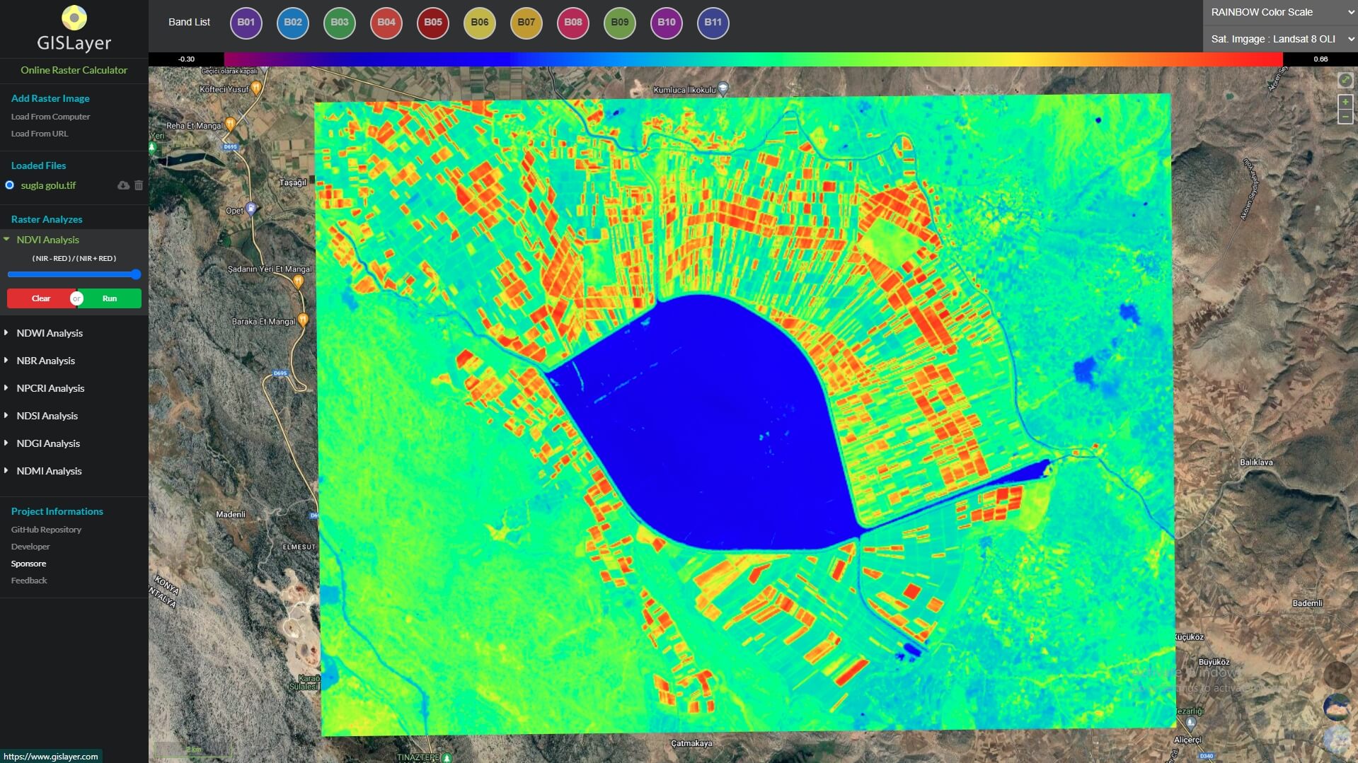 Normalized Difference Vegetation Index